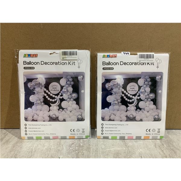 Lot of 2 Balloon Decoration Kits