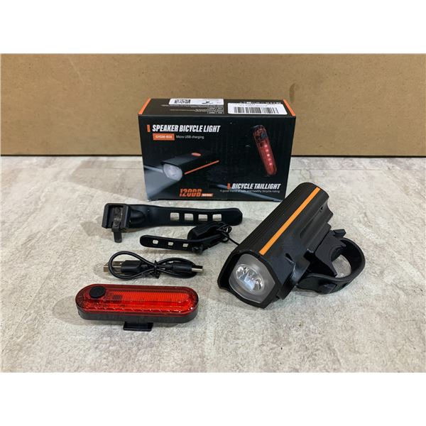120DB Bluetooth Speaker Bicycle Light