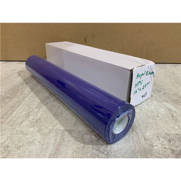 Royal Blue HTV Vinyl Roll Compatible With Cricut 12in X 20ft