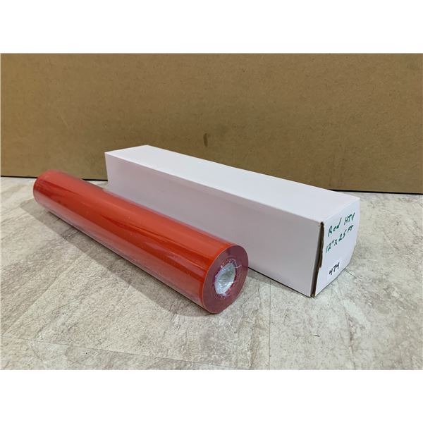 Red HTV Vinyl Roll Compatible With Cricut 12in X 25ft