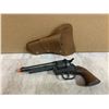 Image 1 : Big Text Western Cowboy Revolver & Holster 12 Shot Cap Gun