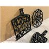 Image 3 : Lot of 3 Cast Iron Decorative Pieces