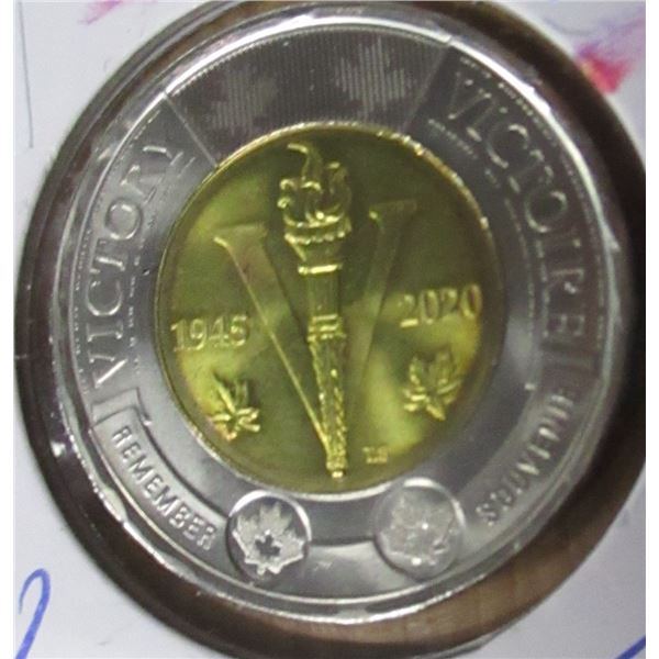 1845 - 202 PROOF LIKE CANADA VICTORY TOONIE