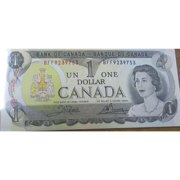1973 CRISP UNCIRCULATED LAST OF CANADA $1 BILLS