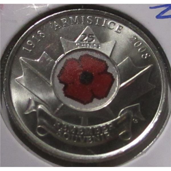 1918 - 2008 CH/BU CANADA PENNY QUARTER