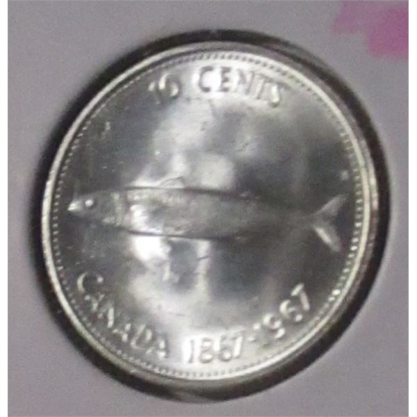 1967 SILVER FISH DIME