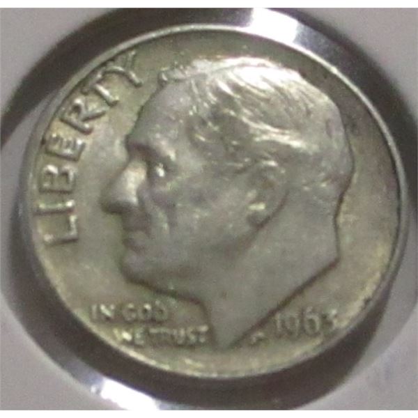 1963 USA JEFFERSON SILVER DIME