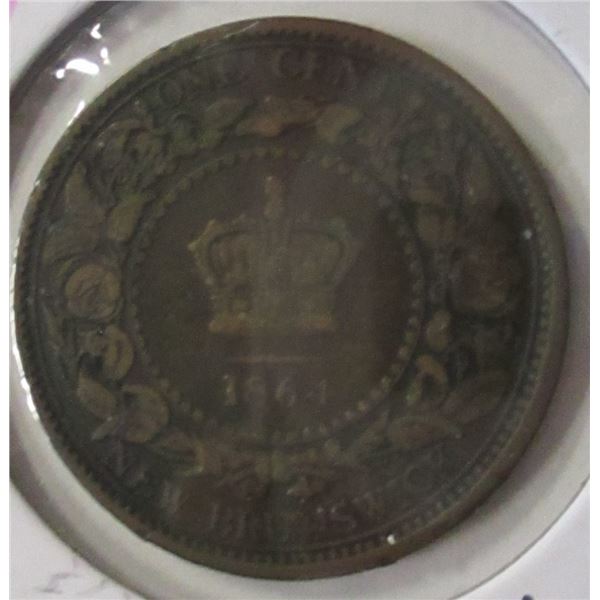 1864 NEW BRUNSWICK VICTORIAN LARGE PENNY