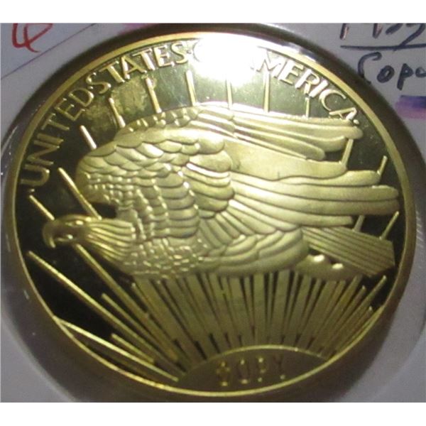 1933 US ALIBERTY WALKING LIBERTY PROOF COPY $20 COIN (NOT LEGAL TENDER)