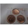 Image 2 : 3 - 2012 CANADA MAG PENNIES & 3 - 2011 CANADA NON-MAG PENNIES