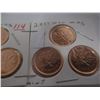 Image 4 : 3 - 2012 CANADA MAG PENNIES & 3 - 2011 CANADA NON-MAG PENNIES