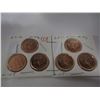 Image 6 : 3 - 2012 CANADA MAG PENNIES & 3 - 2011 CANADA NON-MAG PENNIES