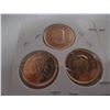 Image 7 : 3 - 2012 CANADA MAG PENNIES & 3 - 2011 CANADA NON-MAG PENNIES