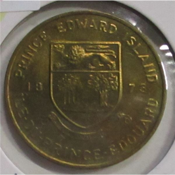1873 PRINCE EDWARD ISLAND LADY SLIPPER DOLLAR
