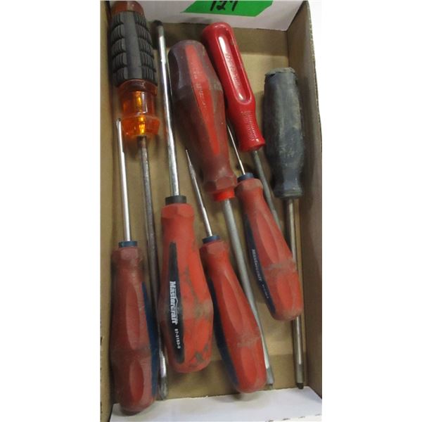 FLAT C/W 8 SCREWDRIVERS