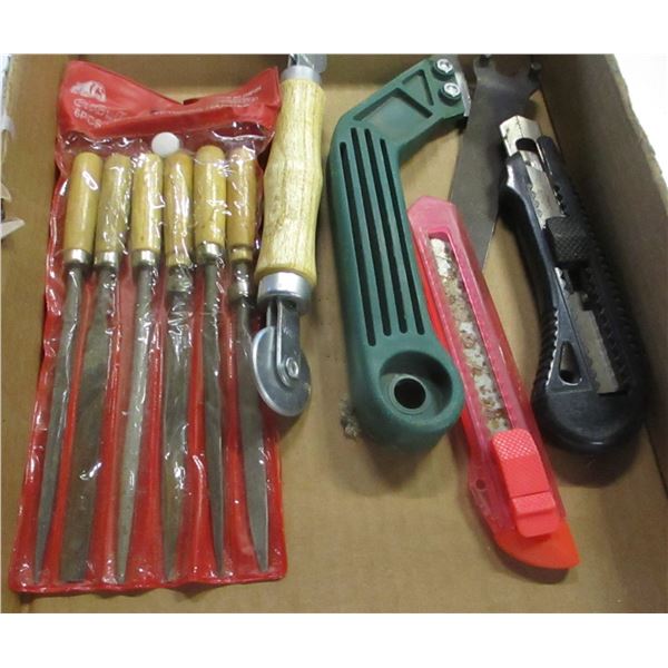 FLAT C/W CUTTERS & FILE SET