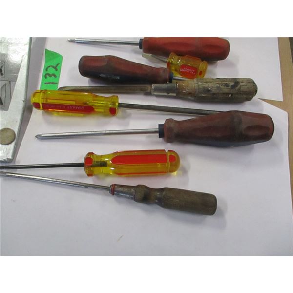 FLAT C/W APPROX. 11 SCREWDRIVERS