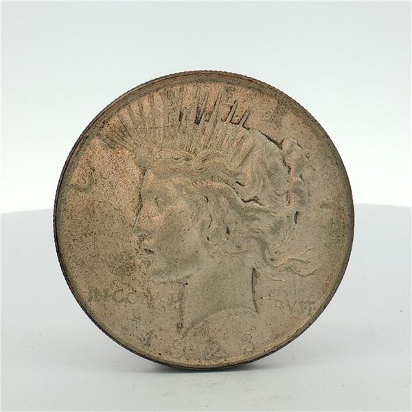 1923 US One Dollar Silver Peace Dollar, Circulated