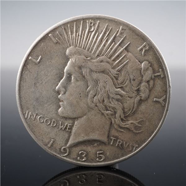 1935 Peace Silver Dollar Coin