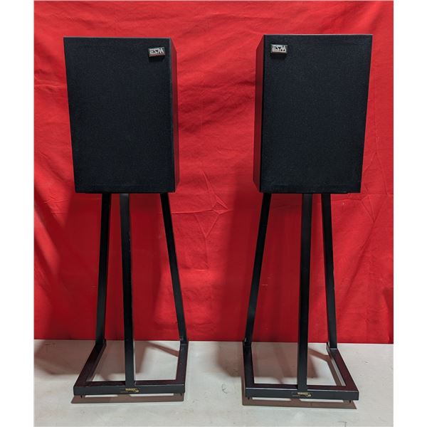 Pair of ESM-4 Speakers w/ Stands