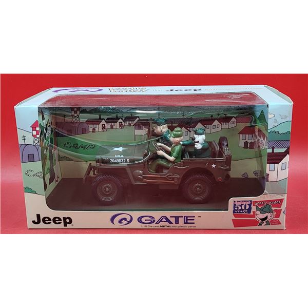 Sealed Gate Beetle Bailey Diecast Jeep
