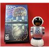 Image 1 : Expo 86 Videocassette & Ernie The Astronaut Coin Bank
