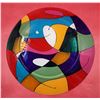 Image 3 : Abstract Art Glass Plate