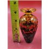 Image 2 : Amber Art Glass Vase