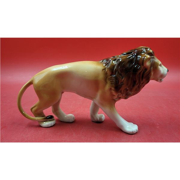 Royal Dux Lion Figurine Made in Czech Republic