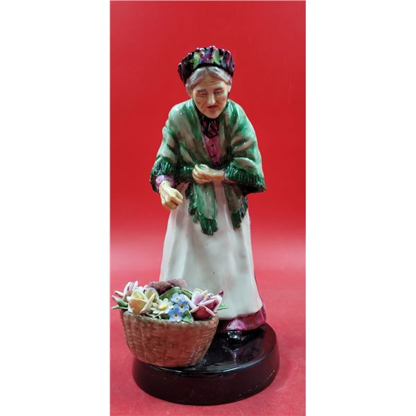 Royal Petrik Flower Seller Figurine Made in Canada