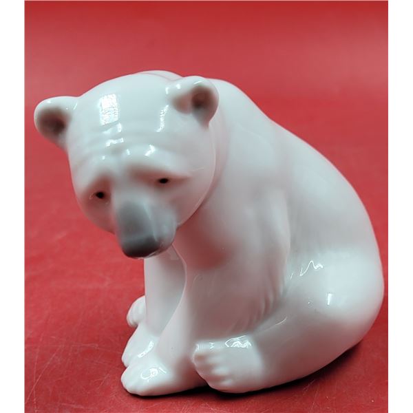 Lladro Polar Bear Figurine Handmade in Spain