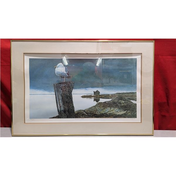 Framed, Signed, & Numbered "Distant Rage" Print by P. Chizik