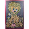 Image 1 : Lion & Mouse Textile Art