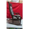 Image 2 : VTG Wooden Rocking Chair w/ Upholstered Seat