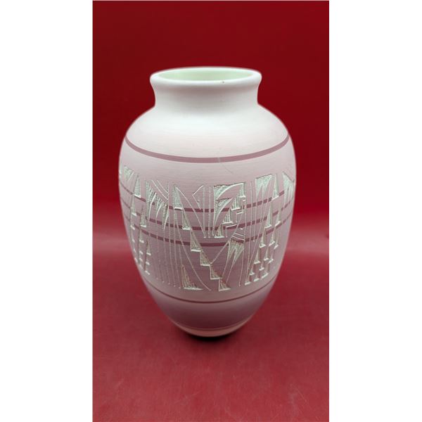 Handmade Signed Pottery Vase Made in USA