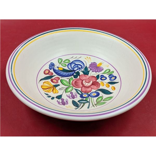 Hand-Painted Poole Pottery Bowl Made in England