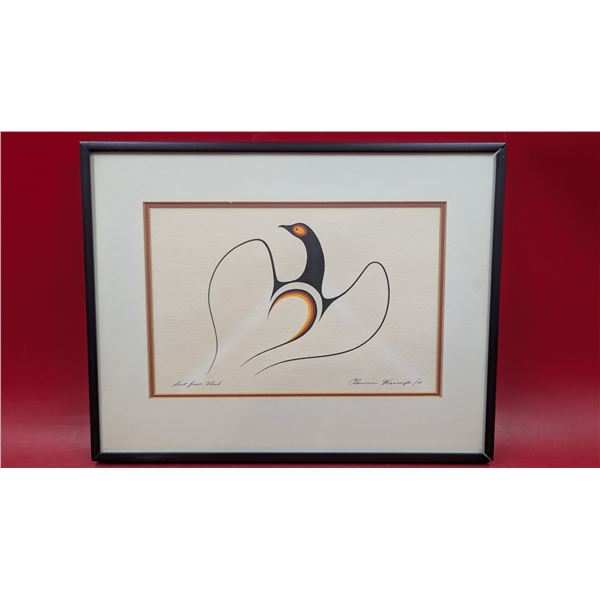 Framed Original "Lost From Flock" Painting by Clemence Wescoupe