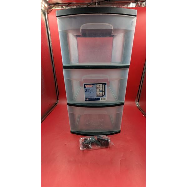 Sterilite 3-Drawer Cart