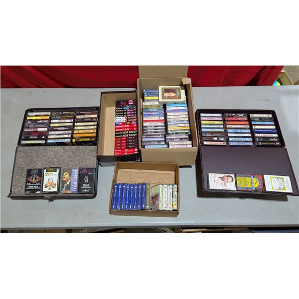 Lot of Assorted Cassette Tapes