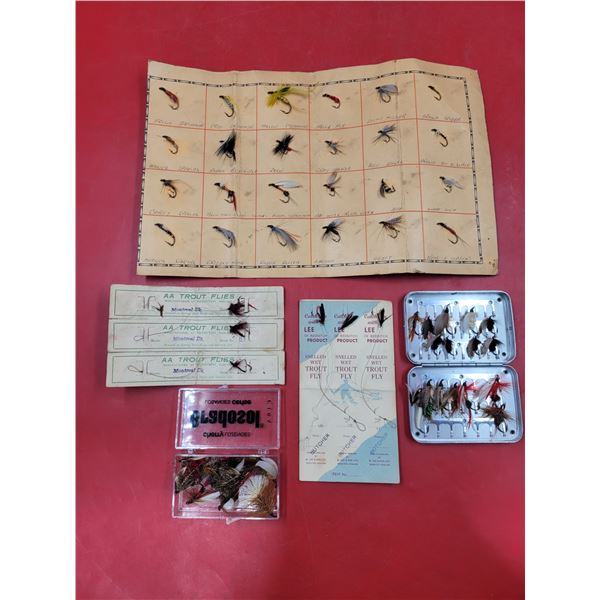 Lot of Assorted VTG Fishing Flies