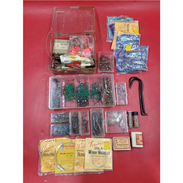 Fishing Supplies Lot w/ Weights, Hooks, & More