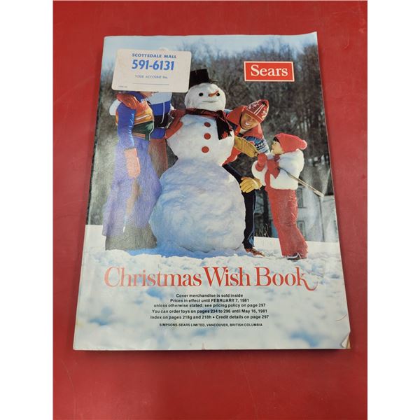 1980 Sears Christmas Wish Book Catalogue