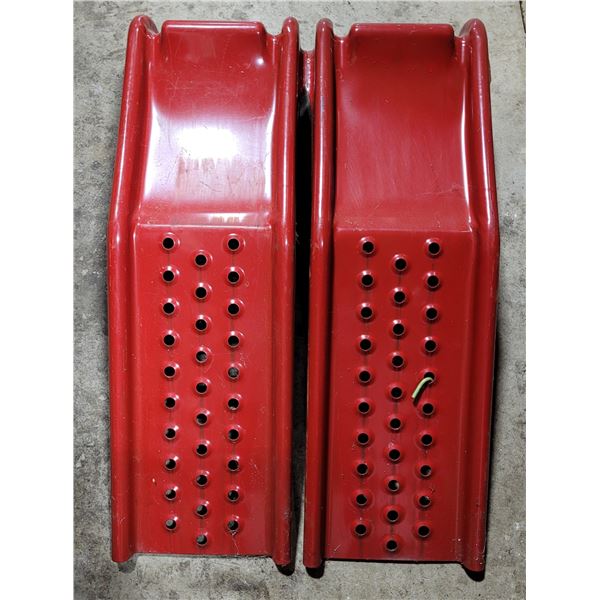 Pair of Metal Car Ramps