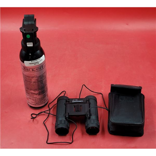 Lenmar Binoculars & Back-Off Bearguard