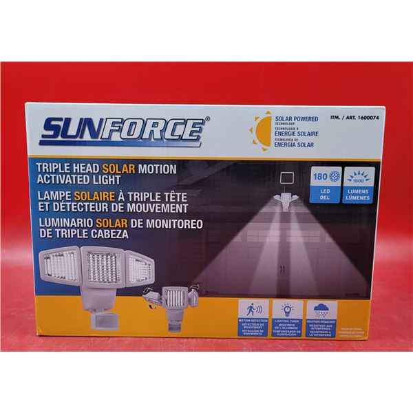 Sunforce Triple Head Solar Motion Activated Light