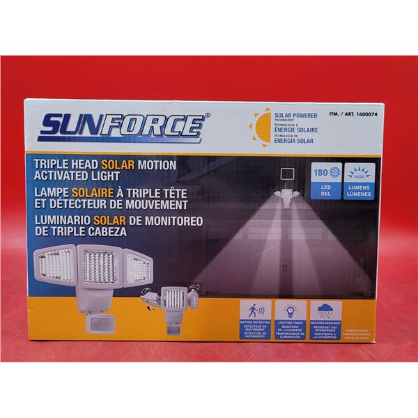 Sunforce Triple Head Solar Motion Activated Light