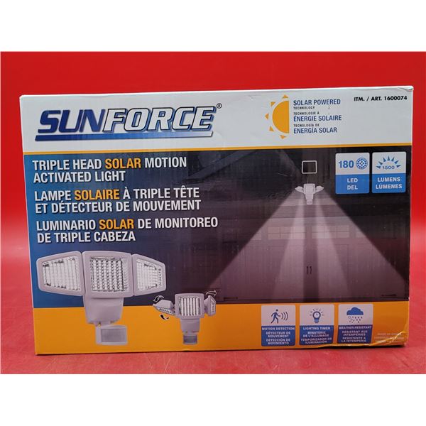 Sunforce Triple Head Solar Motion Activated Light
