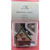Image 1 : Department 56 Hand-Painted Porcelain "Elf Bunkhouse" Figurine