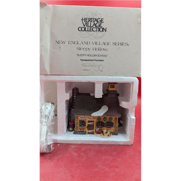 Department 56 Hand-Painted Porcelain "Sleepy Hollow School" Figurine