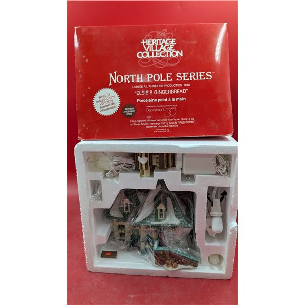 Department 56 Hand-Painted Porcelain "Elsie's Gingerbread" Figurine